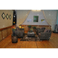 Hot Sales Splendid Design Water Hyacinth Sofa Set For Indoor Use or Living Room Natural Wicker Furniture